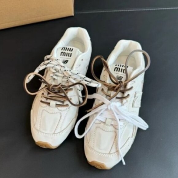 Miu Miu x NB White Fashion Footwear - Picture 6 of 7